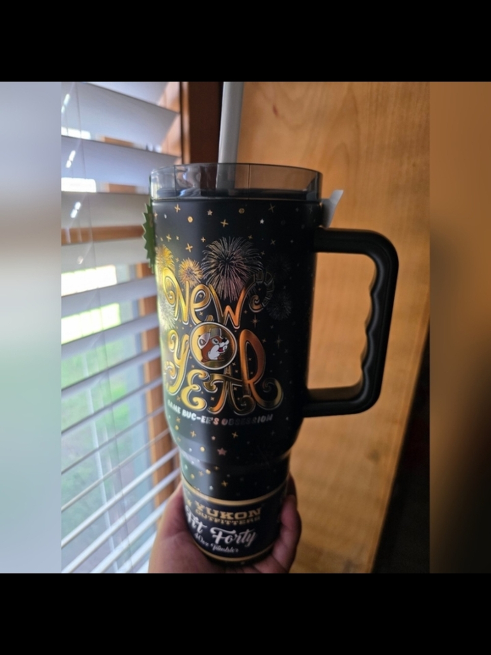 Bucees New Year Black Tumbler